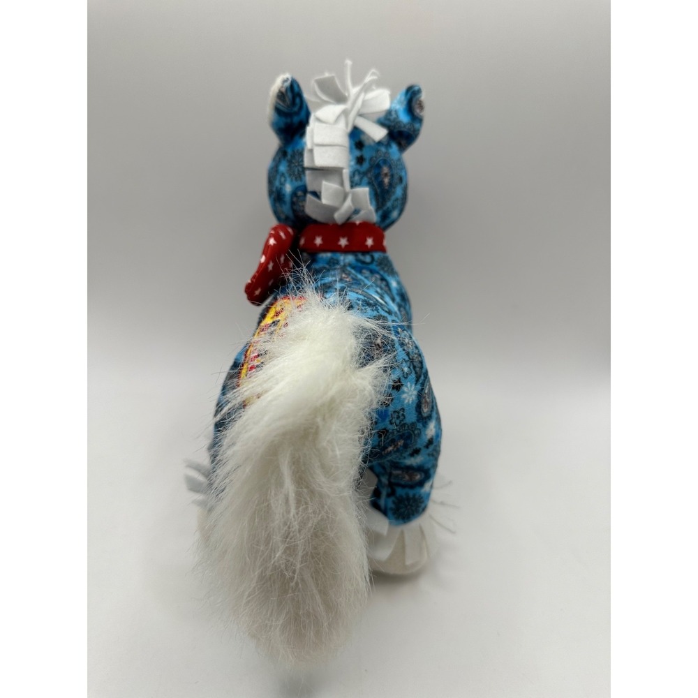 Webkinz Country Star Blue Paisley Rockerz Horse HM5111 Bandana NO CODE Ganz - Picture 5 of 11